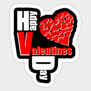 happy valentines day Sticker
